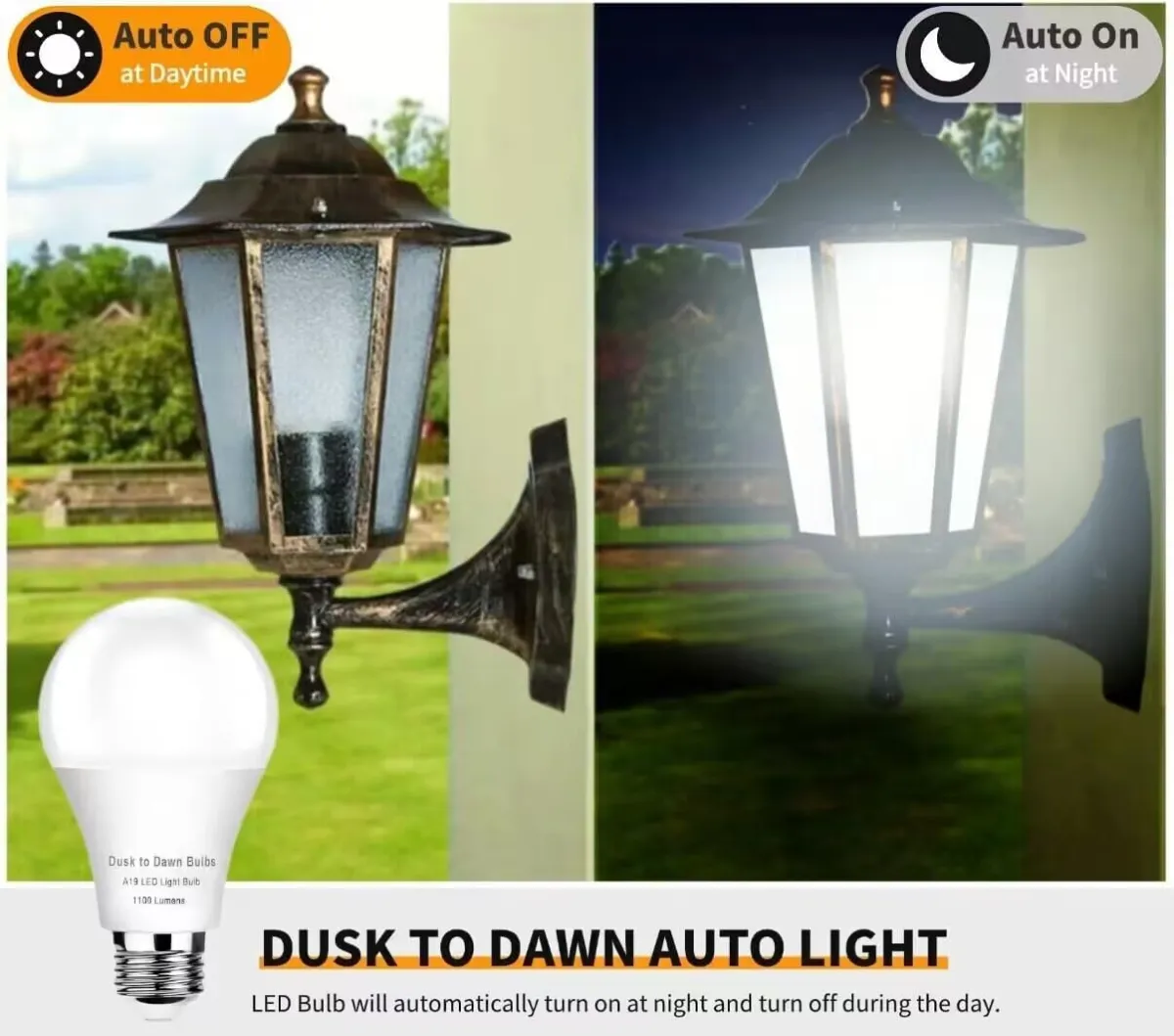 Outdoor Light Bulbs That Turn On at Night: Automatic Dusk to Dawn Lighting